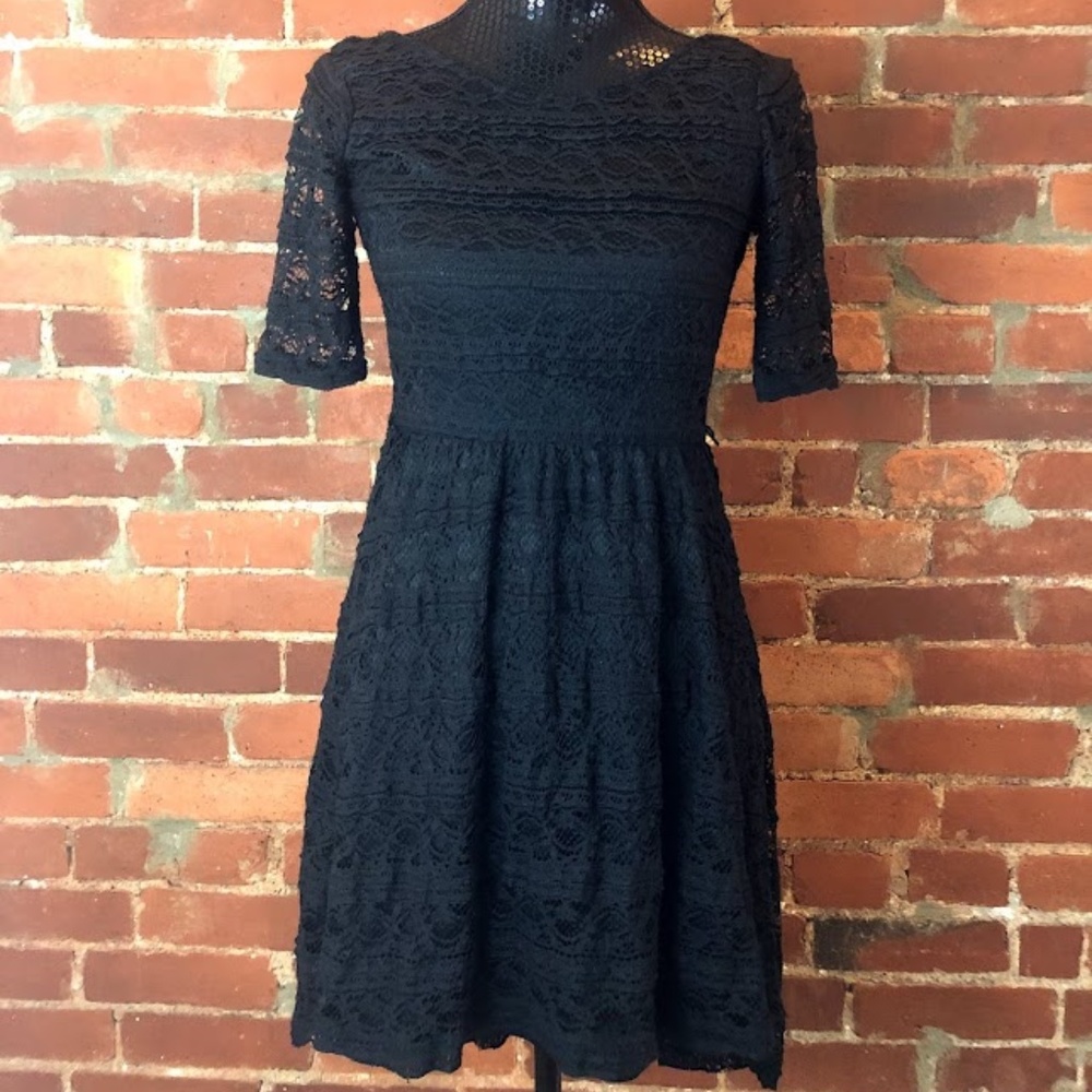 Lace Black Dress